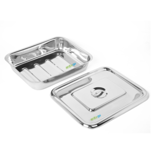 Surgical Tray with Cover Stainless Steel