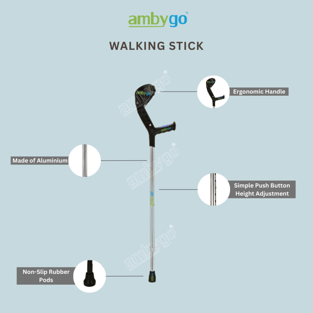 Ambygo Elbow Crutch Single Leg