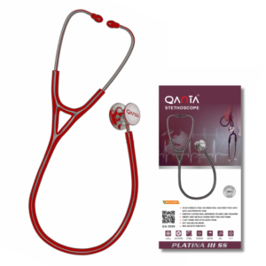 Qanta Stethoscope Platina III SS - Red